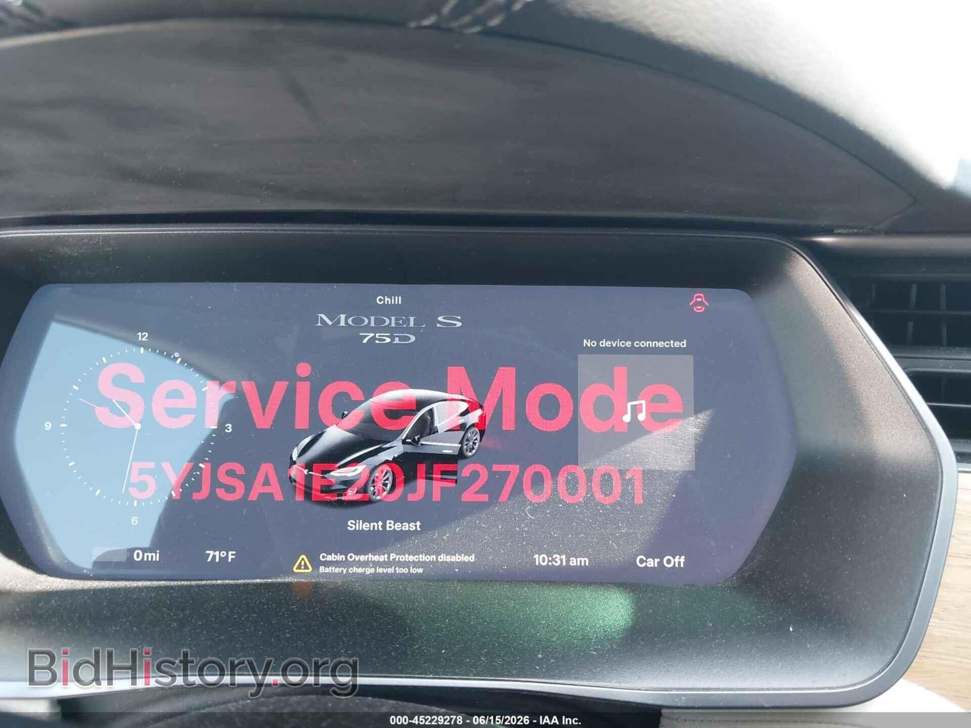 2018 TESLA MODEL S - VIN: 5YJSA1E20JF270001 - Photo 7