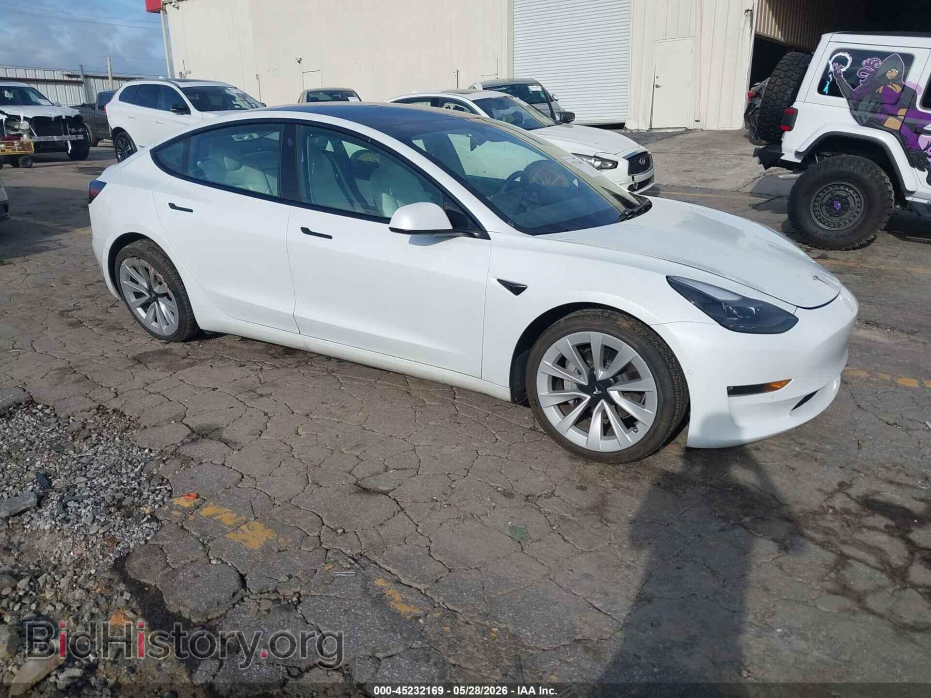 Photo 5YJ3E1EB2MF903417 - TESLA MODEL 3 2021