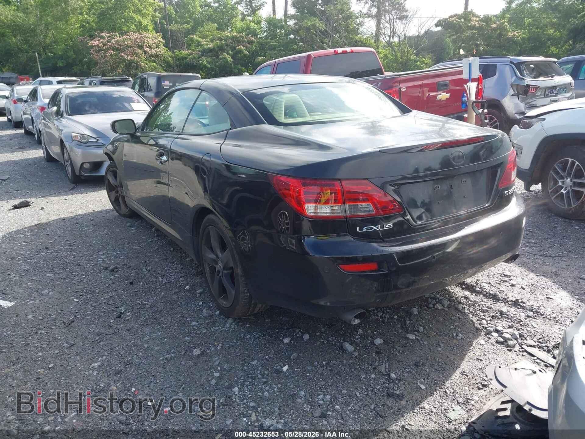 2010 LEXUS IS 250C - VIN: JTHFF2C2XA2513181 - Фото 3