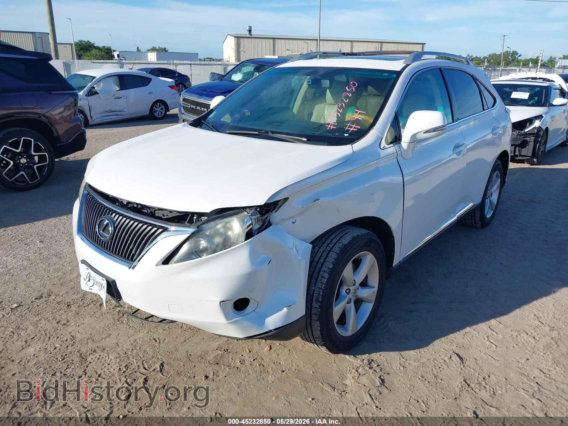 2012 LEXUS RX 350 - VIN: 2T2BK1BA7CC146769 - Фото 6