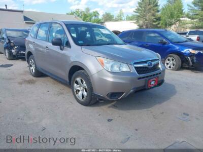 2015 Subaru FORESTER 2.5I, бежевый — VIN JF2SJAAC2FG477048, IAAI