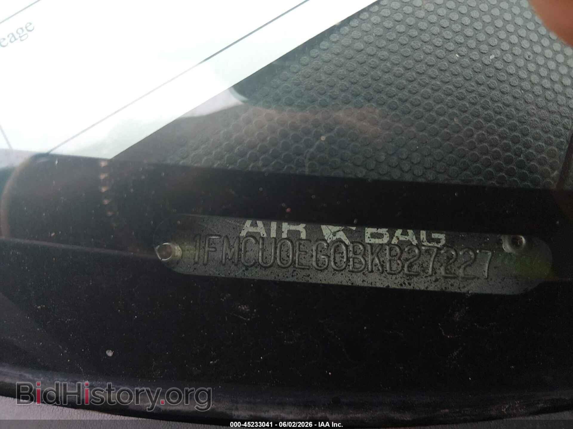 2011 FORD ESCAPE - VIN: 1FMCU0EG0BKB27227 - Фото 9