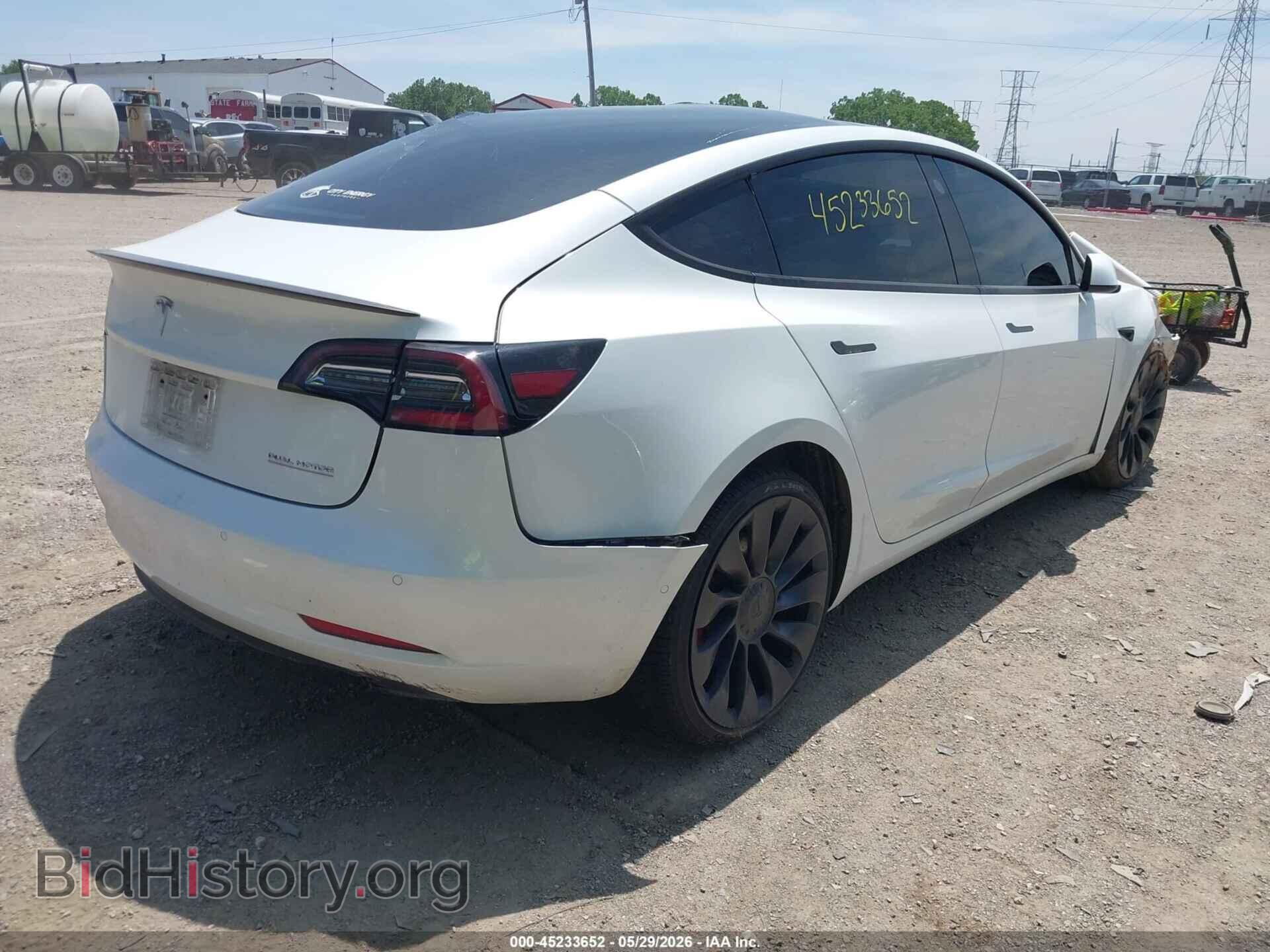 2022 TESLA MODEL 3 - VIN: 5YJ3E1EC7NF344182 - Фото 4