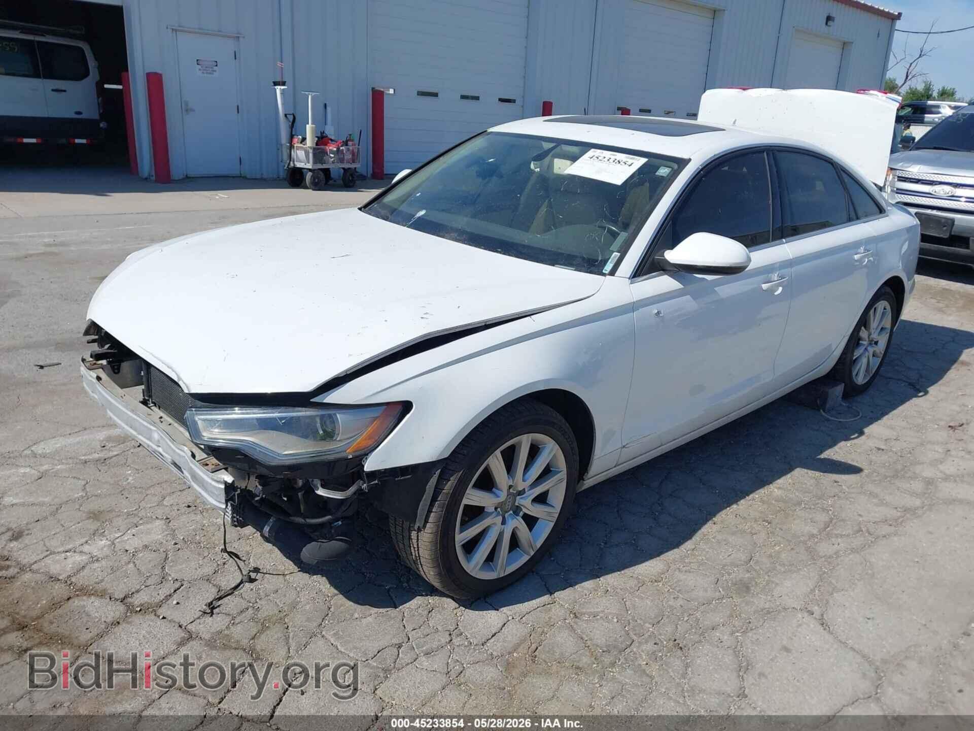 2013 AUDI A6 - VIN: WAUGFAFC3DN080680 - Фото 2
