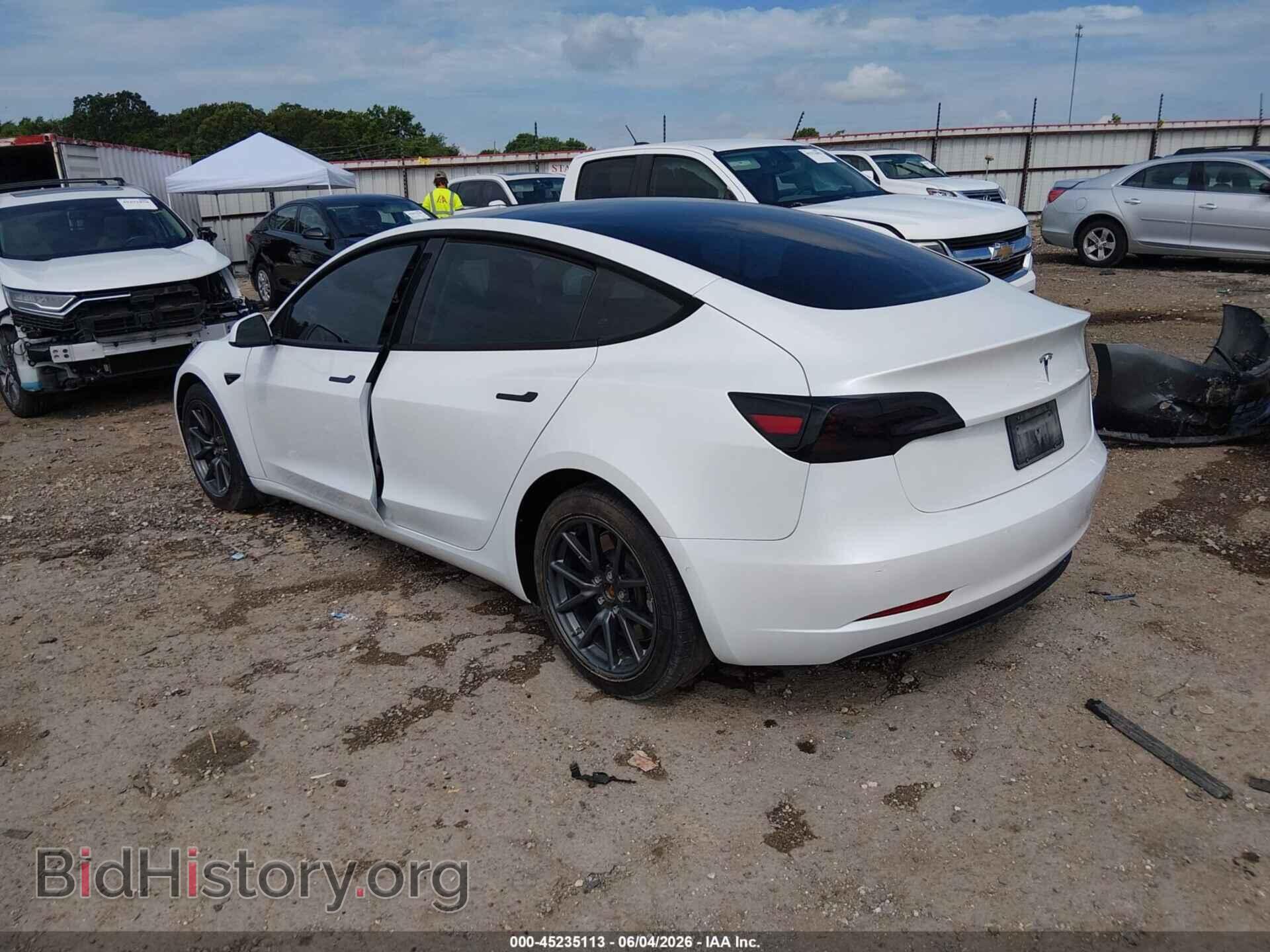 2022 TESLA MODEL 3 - VIN: 5YJ3E1EA0NF124638 - Фото 3
