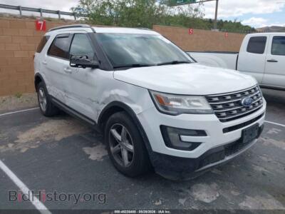 2016 Ford EXPLORER XLT, белый — VIN 1FM5K8D85GGB53761, IAAI