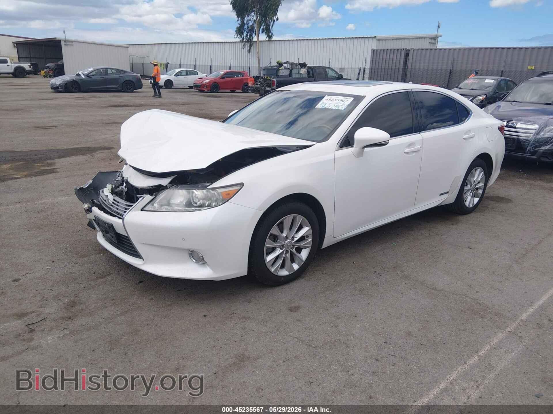 2013 LEXUS ES 300H - VIN: JTHBW1GG2D2006438 - Фото 2