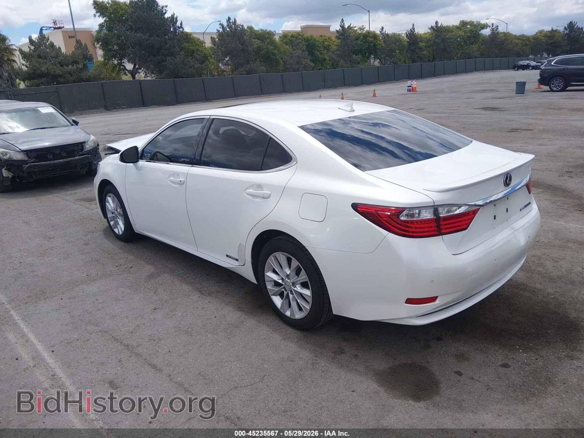 2013 LEXUS ES 300H - VIN: JTHBW1GG2D2006438 - Фото 3