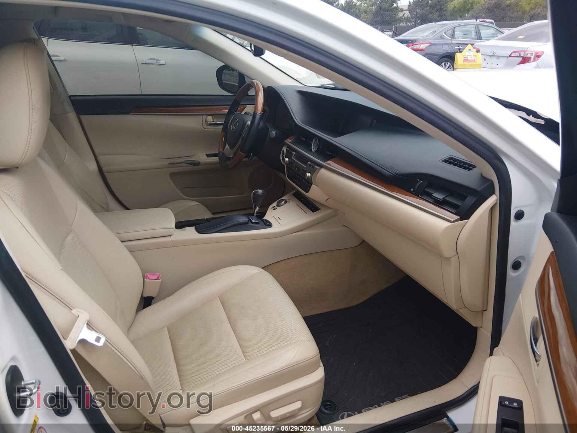 2013 LEXUS ES 300H - VIN: JTHBW1GG2D2006438 - Фото 5