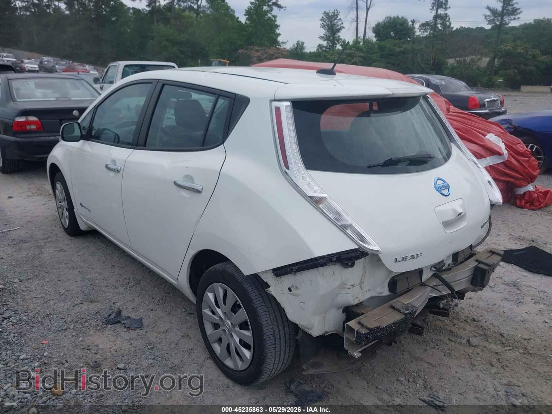 2015 NISSAN LEAF - VIN: 1N4AZ0CP3FC301765 - Фото 3