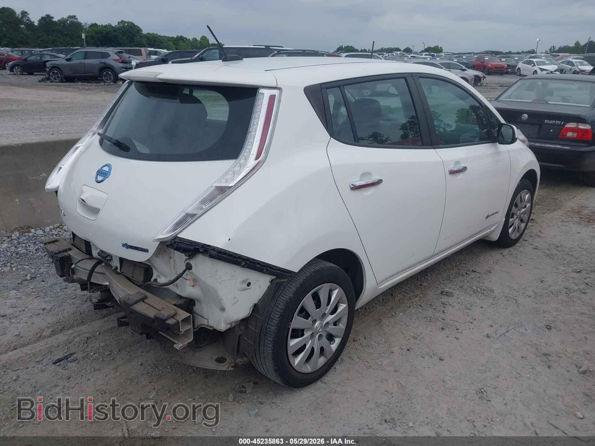 2015 NISSAN LEAF - VIN: 1N4AZ0CP3FC301765 - Фото 4