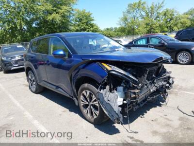 2021 Nissan ROGUE SV Intelligent AWD, синий — VIN JN8AT3BB5MW201458, IAAI