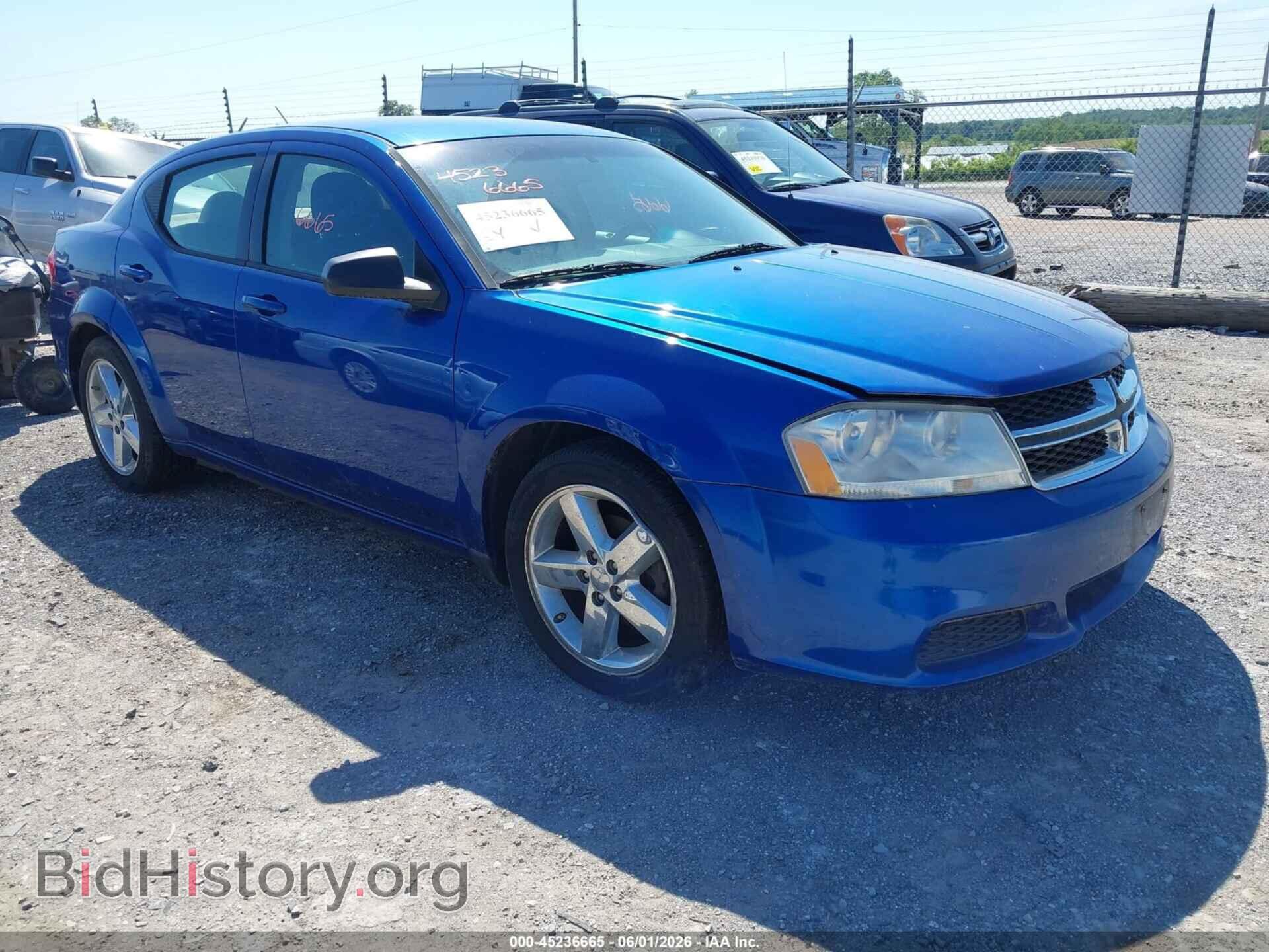 Фотография 1C3CDZAB1CN259470 - DODGE AVENGER 2012
