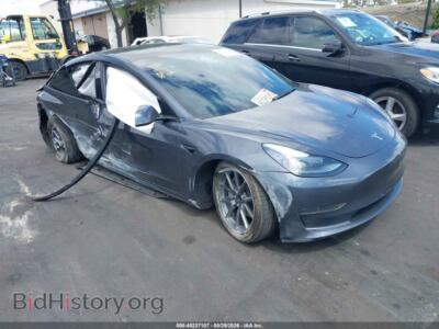 2023 Tesla MODEL 3 Rear-Wheel Drive, серый — VIN 5YJ3E1EA4PF606077, IAAI
