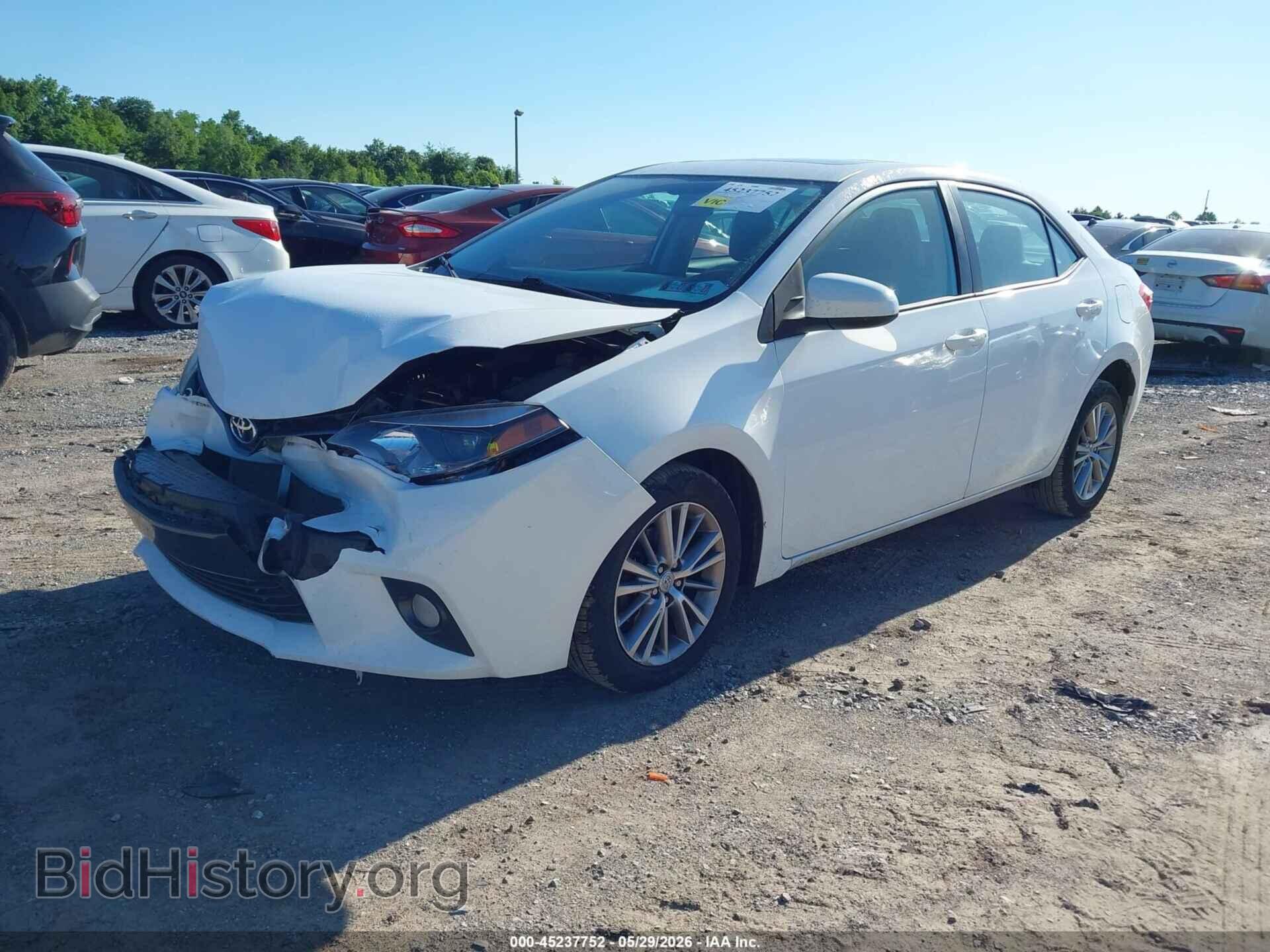 2015 TOYOTA COROLLA - VIN: 2T1BURHEXFC330227 - Фото 2