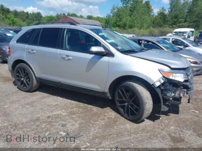 2013 Ford EDGE SEL, silver — VIN 2FMDK3JC8DBB56843, IAAI