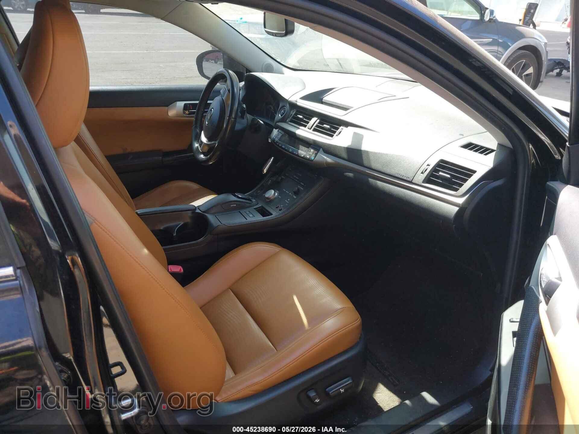 2013 LEXUS CT 200H - VIN: JTHKD5BHXD2126341 - Фото 5