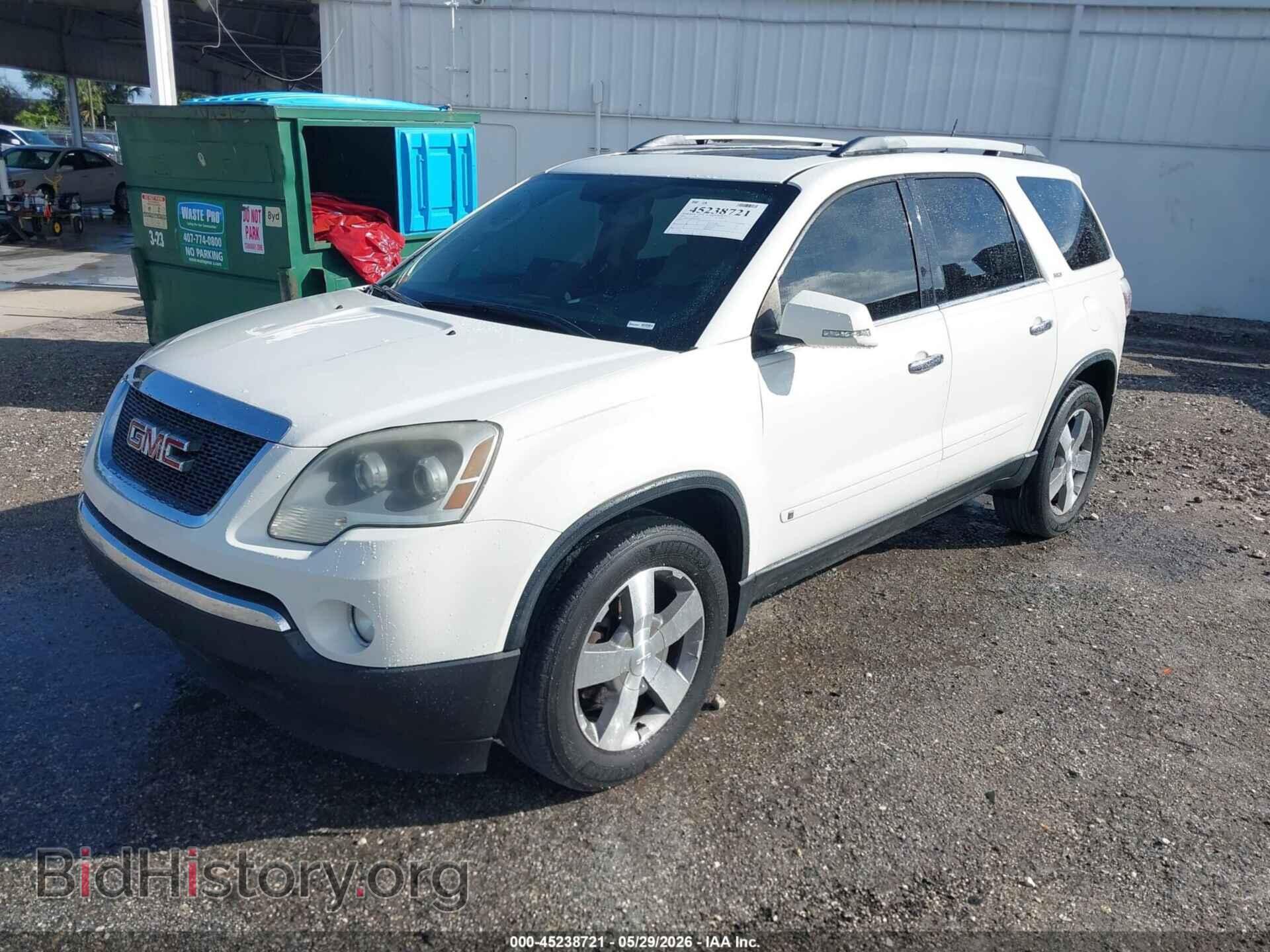 2010 GMC ACADIA - VIN: 1GKLRMED0AJ130334 - Фото 2