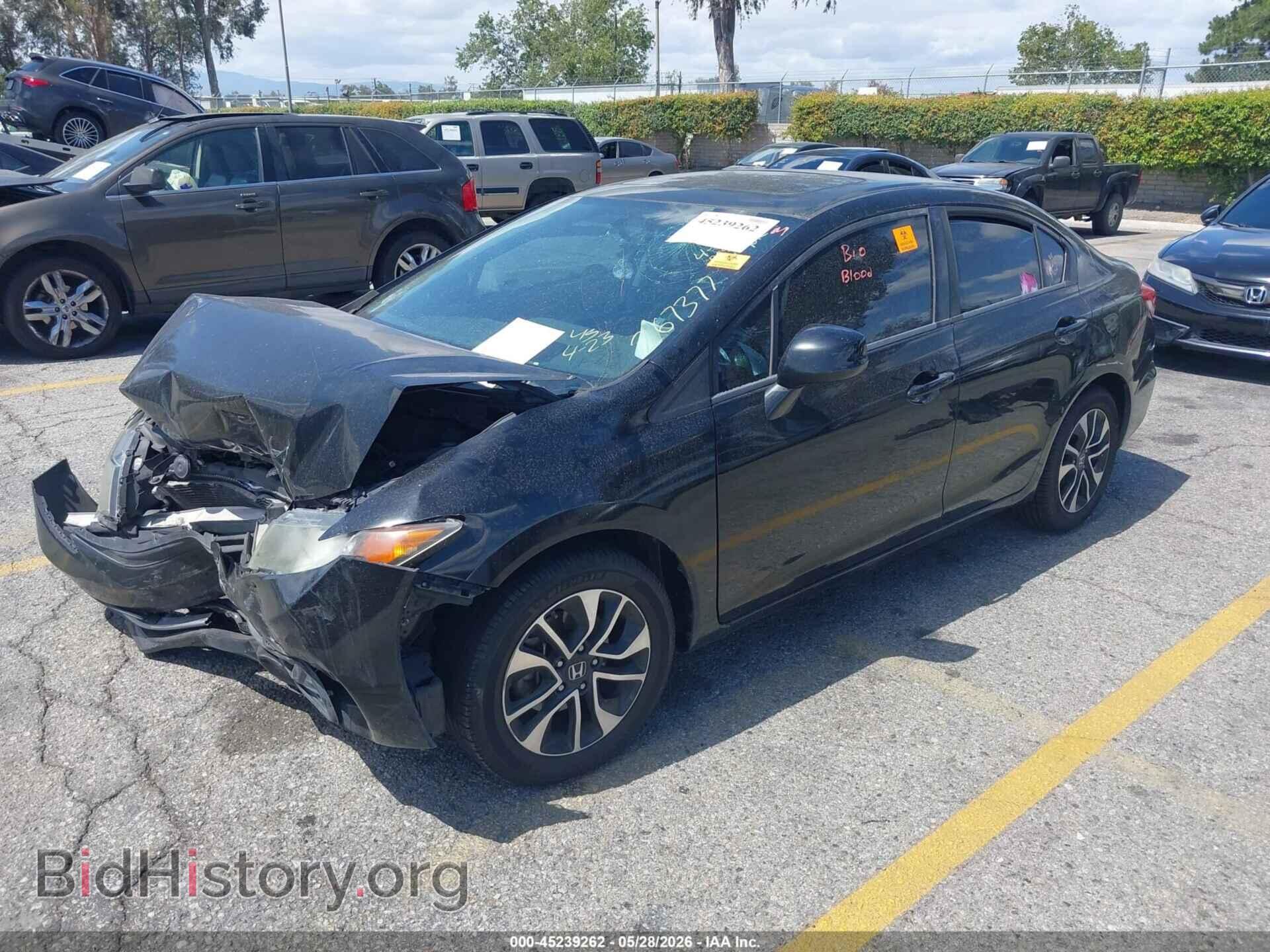 2013 HONDA CIVIC - VIN: 19XFB2F86DE267377 - Фото 2