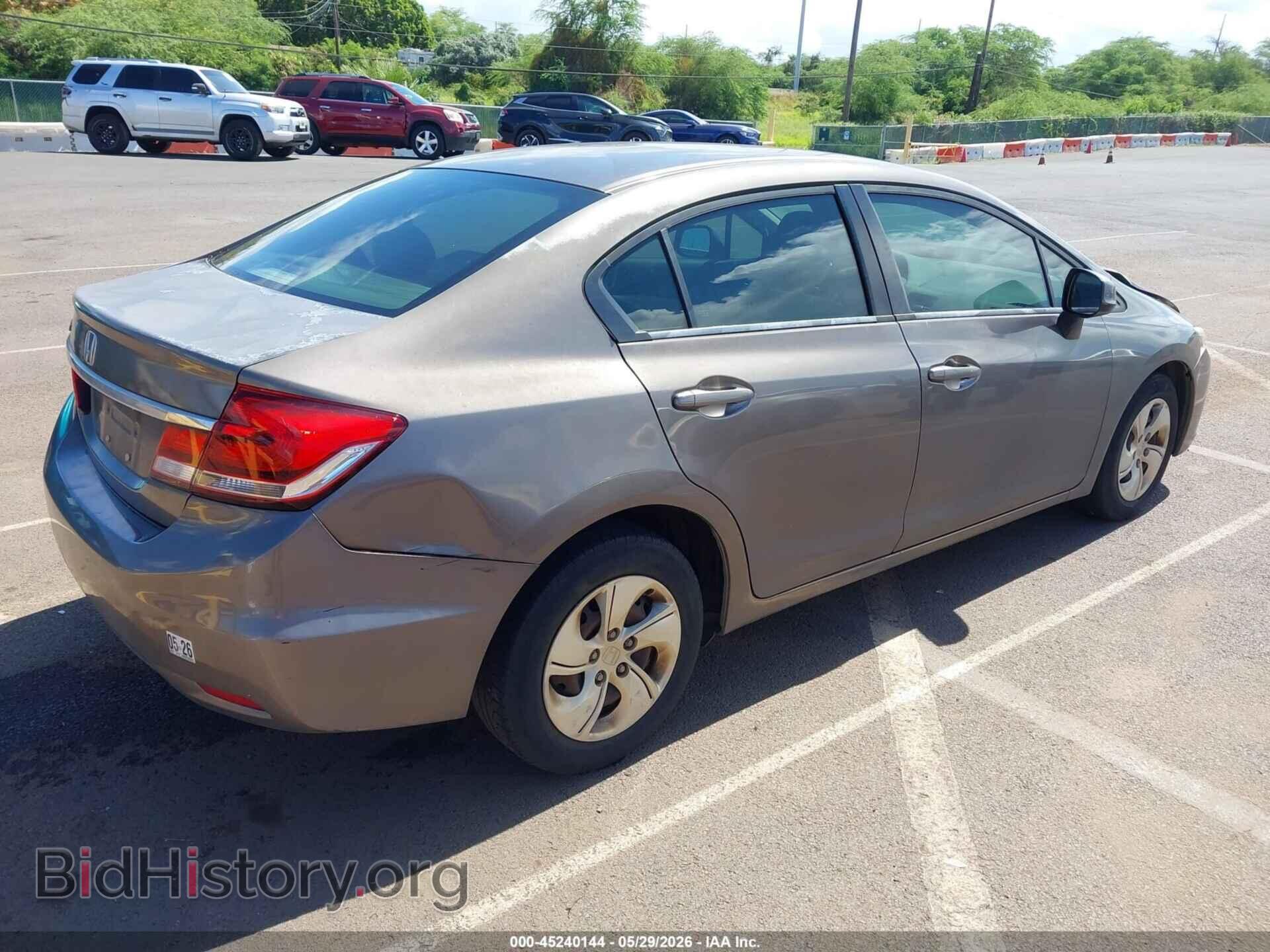 2013 HONDA CIVIC - VIN: 2HGFB2F57DH552214 - Фото 4