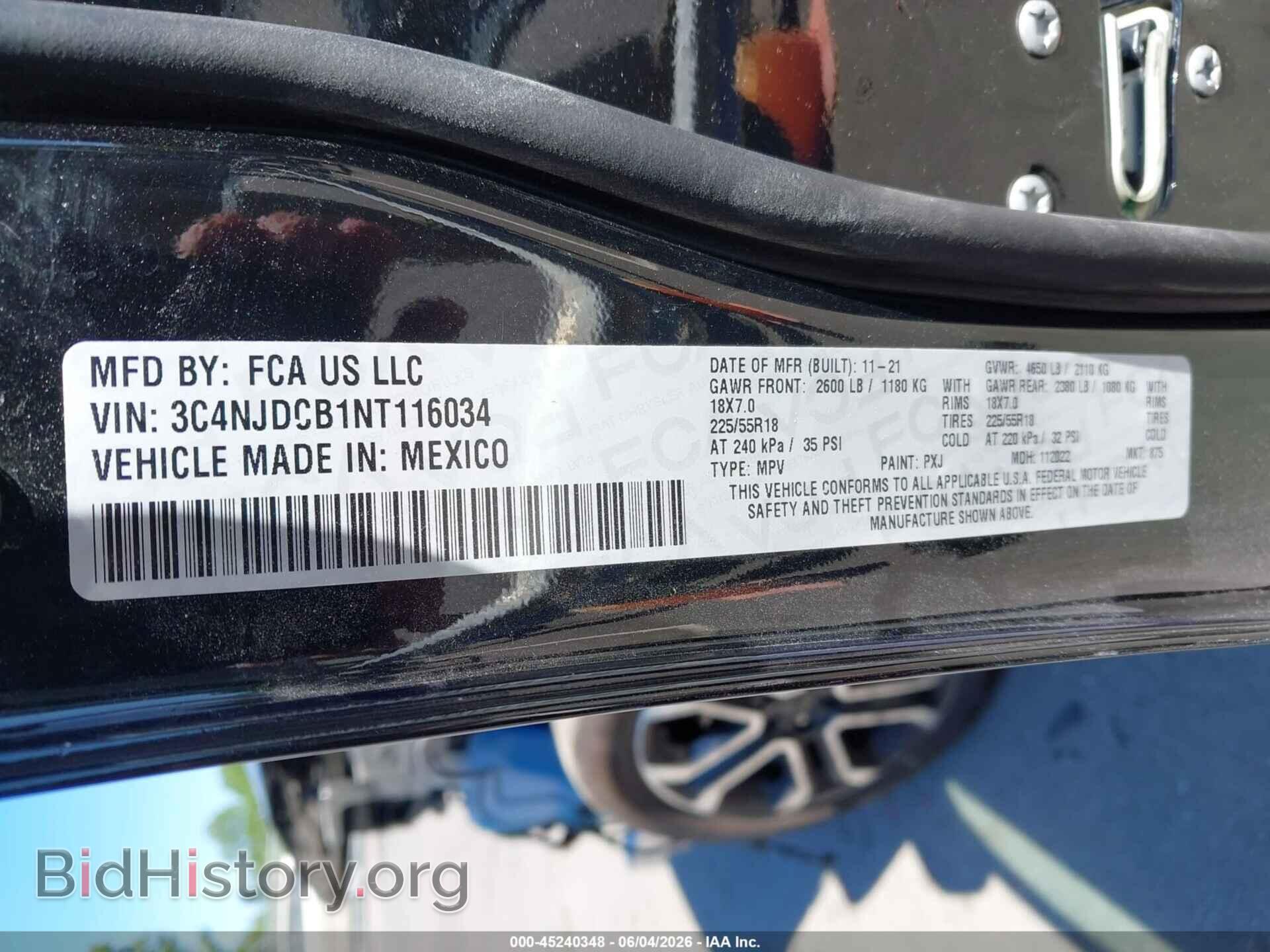 2022 JEEP COMPASS - VIN: 3C4NJDCB1NT116034 - Photo 9
