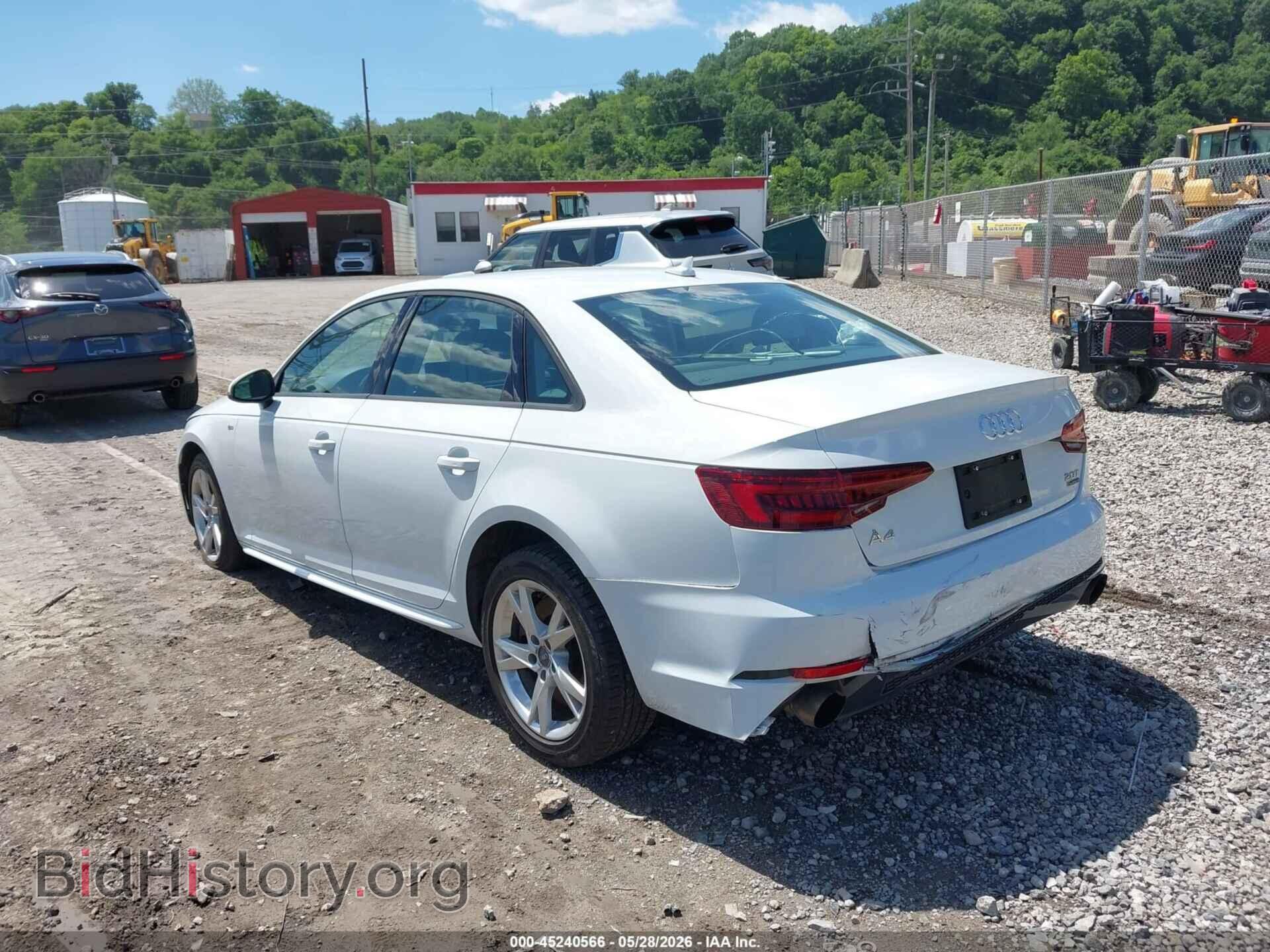 2018 AUDI A4 - VIN: WAUNNAF46JA077763 - Фото 3