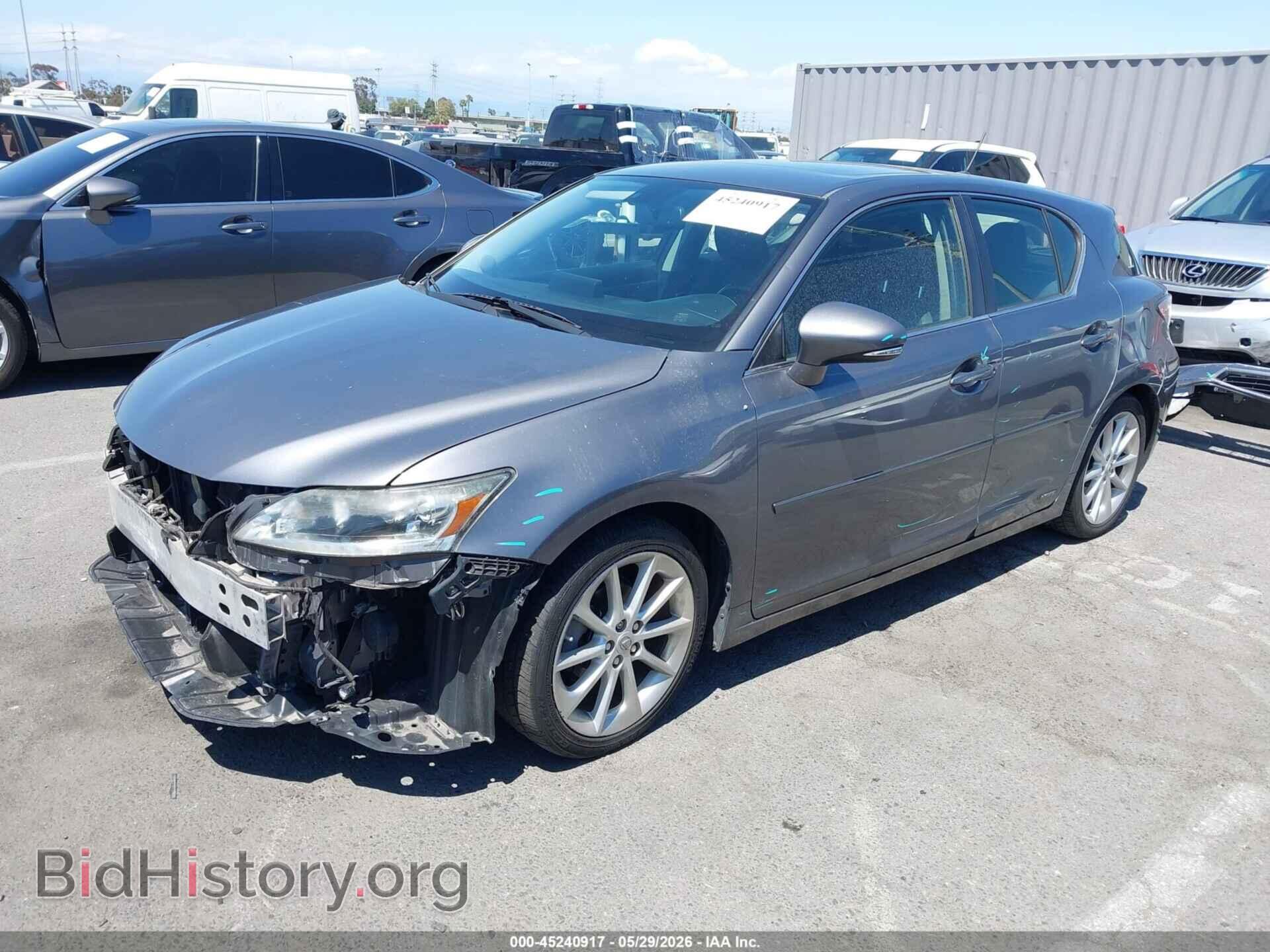 2012 LEXUS CT 200H - VIN: JTHKD5BH2C2102467 - Фото 2