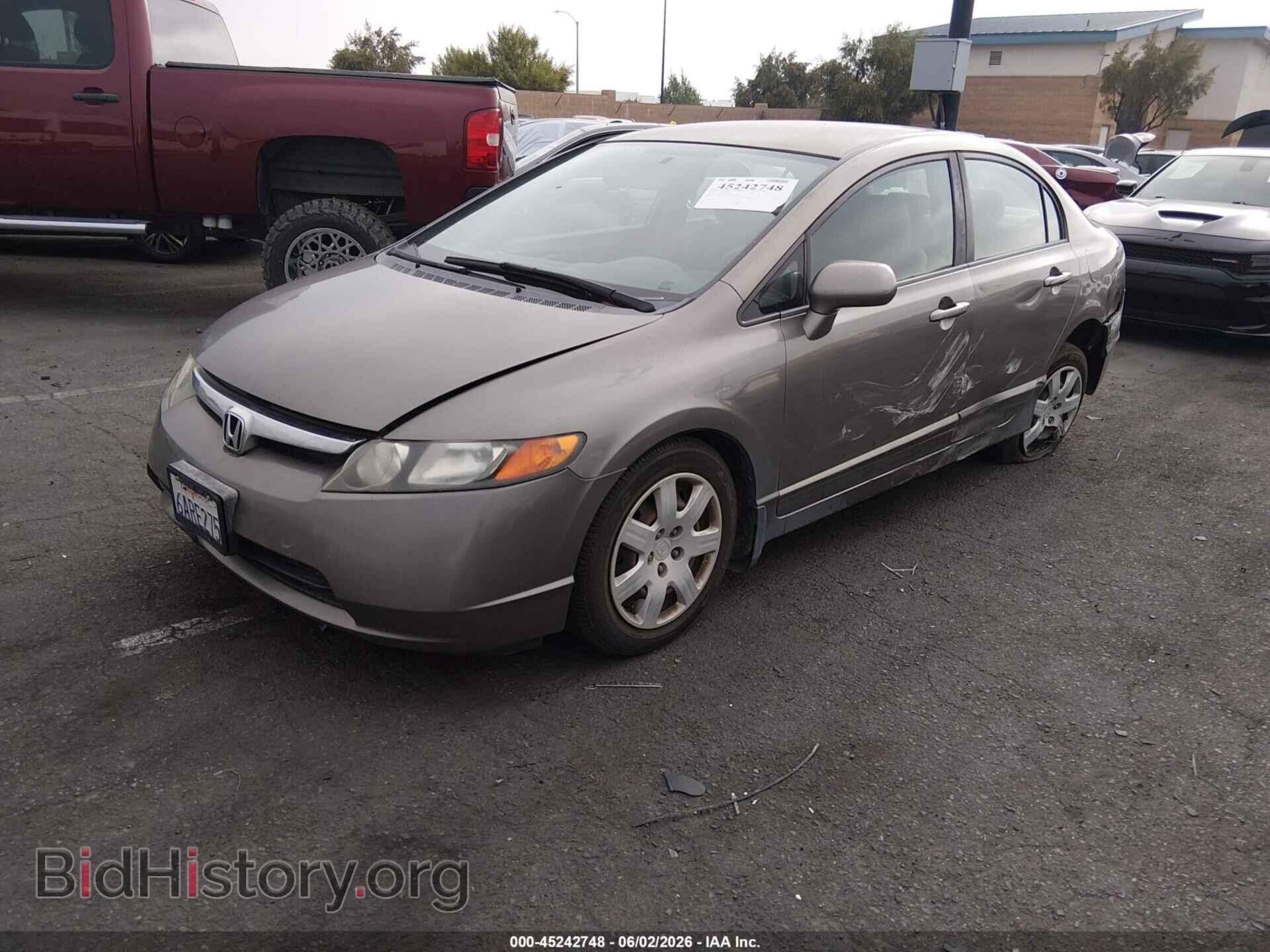 2007 HONDA CIVIC - VIN: 2HGFA16527H311596 - Фото 2