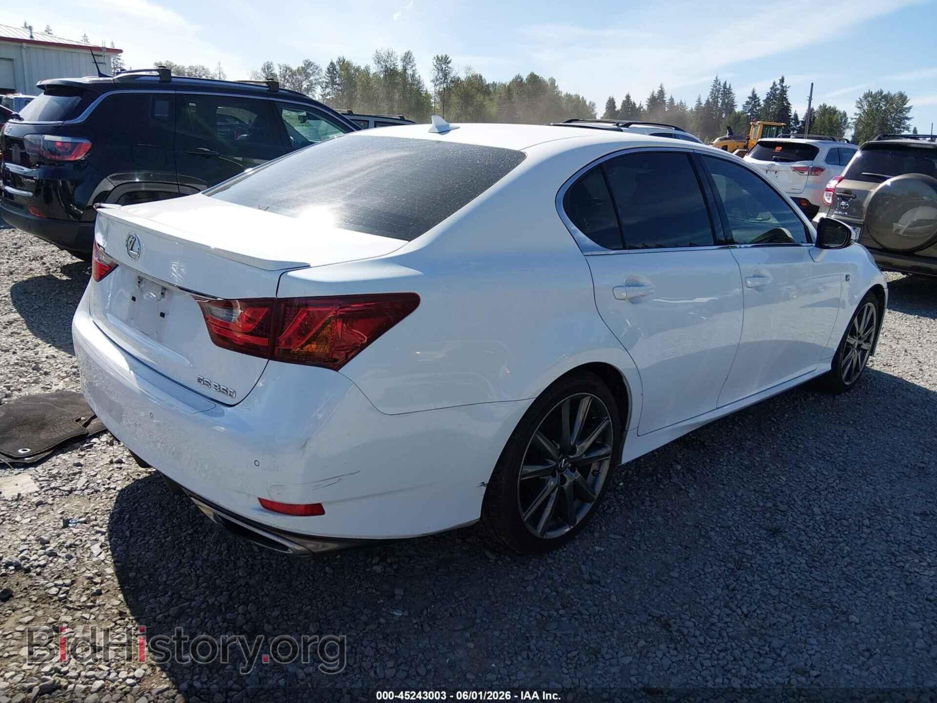 2014 LEXUS GS 350 - VIN: JTHBE1BL2E5043741 - Фото 4