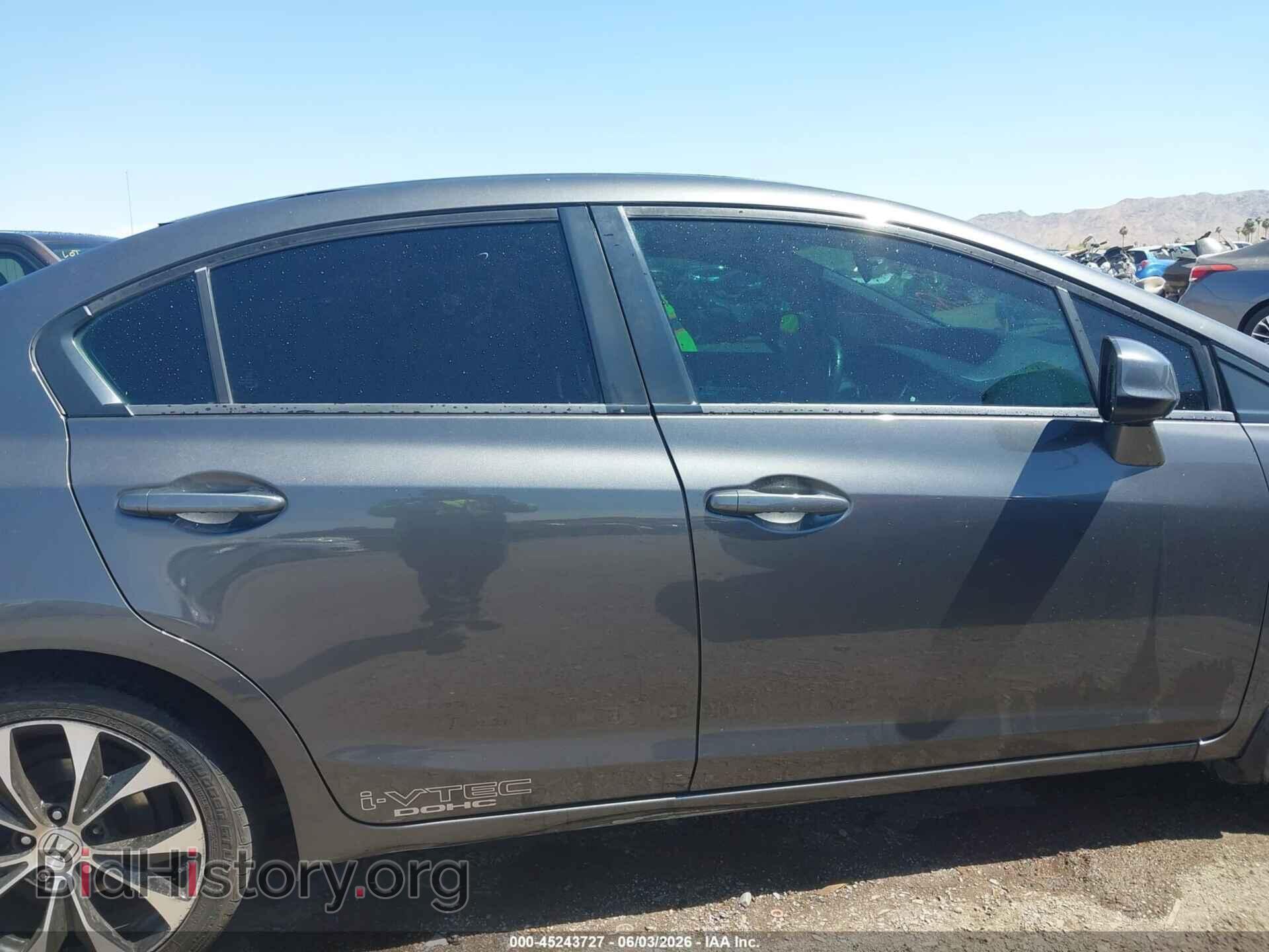 2013 HONDA CIVIC - VIN: 2HGFB6E58DH709127 - Фото 13