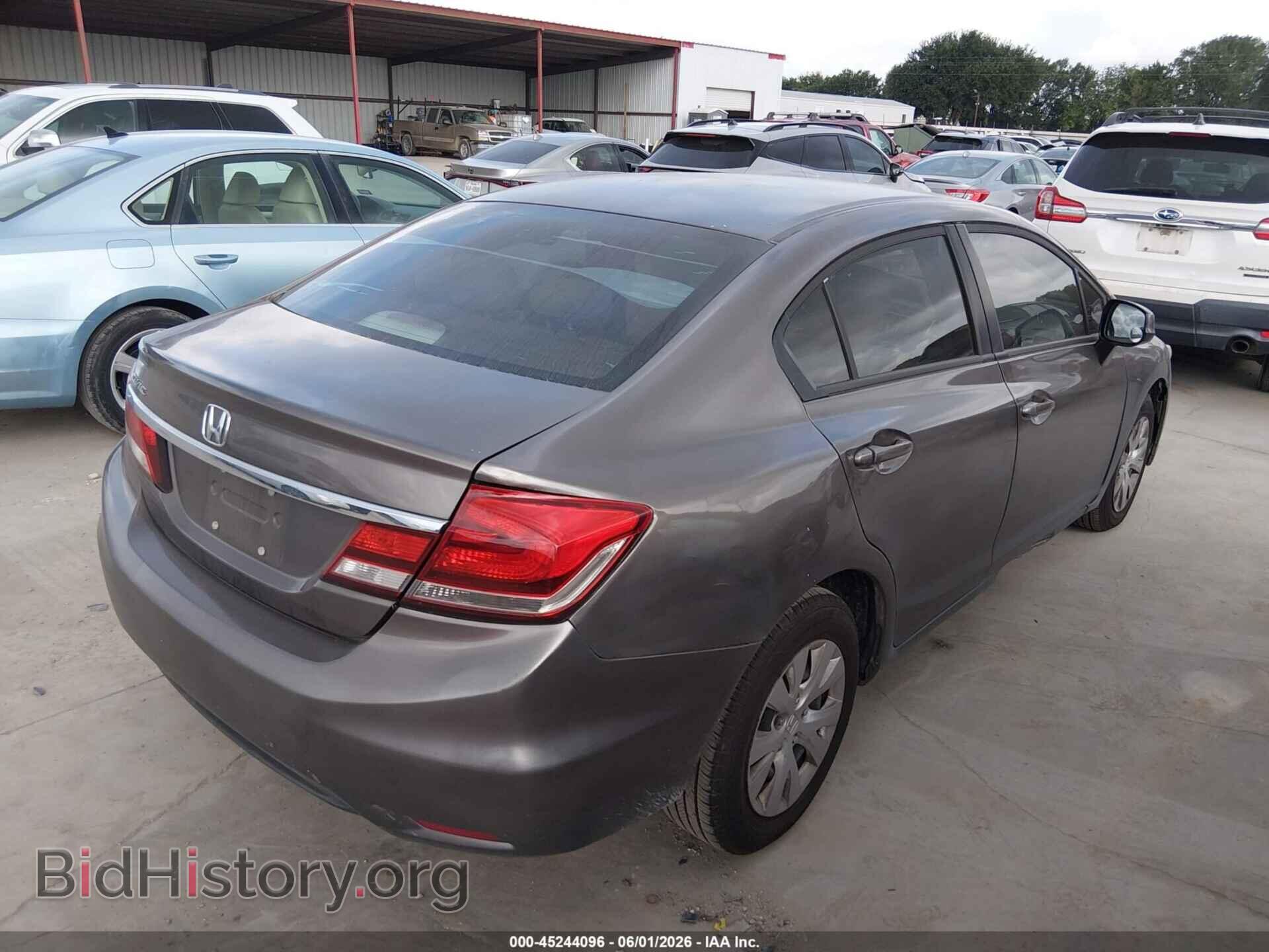 2013 HONDA CIVIC - VIN: 19XFB2F53DE019707 - Фото 4