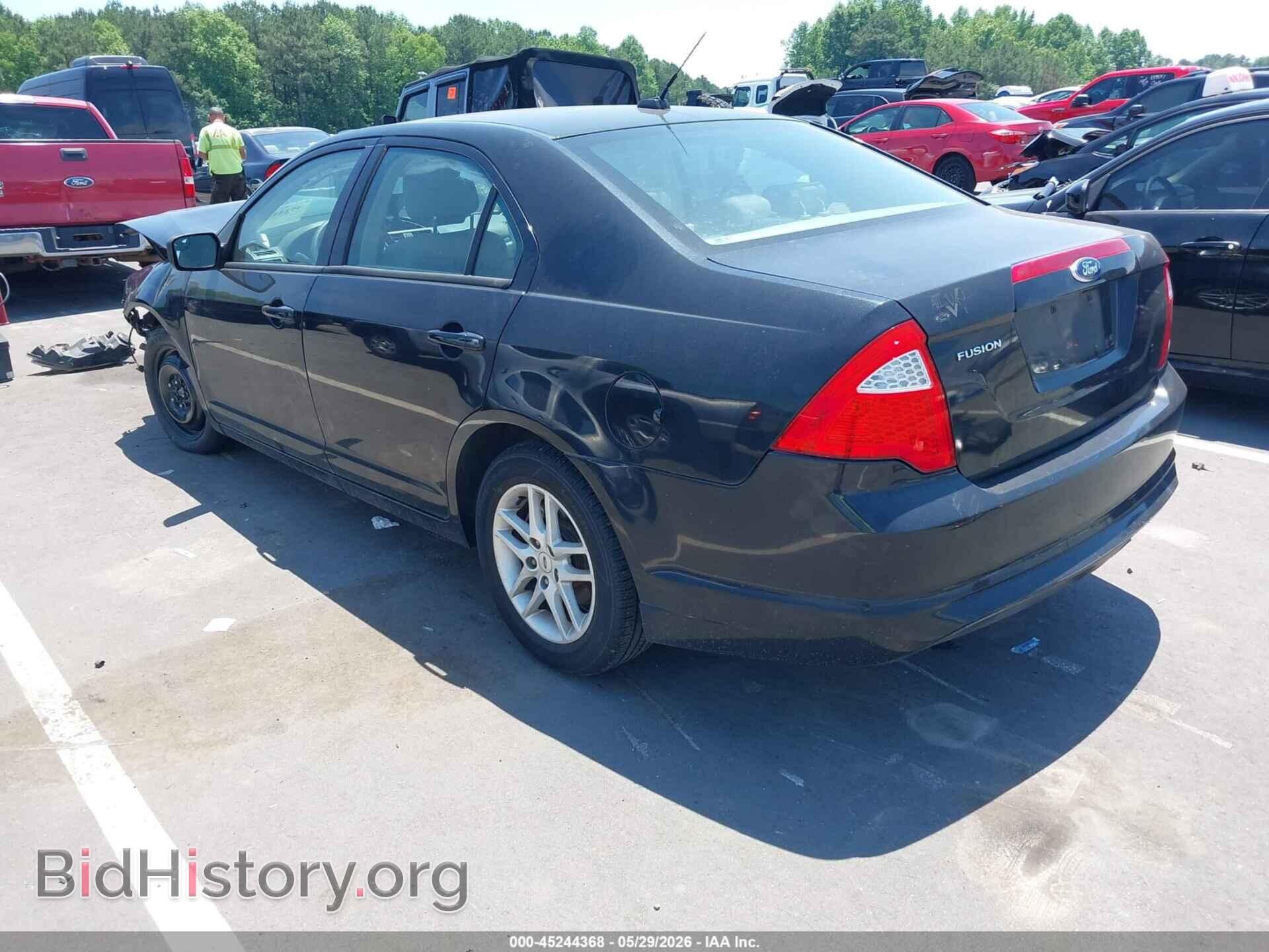 2012 FORD FUSION - VIN: 3FAHP0GA4CR445865 - Photo 3