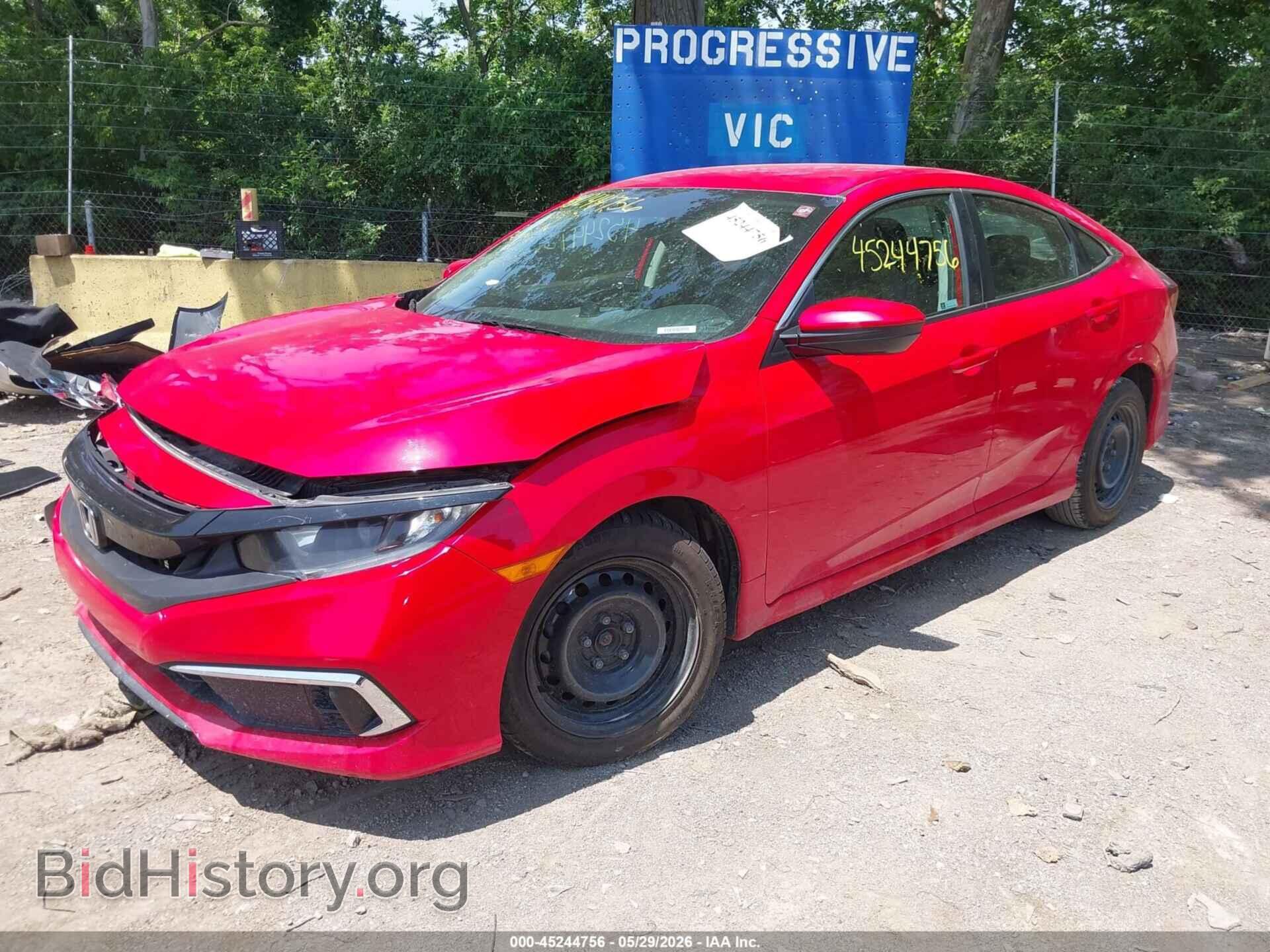 2019 HONDA CIVIC - VIN: 2HGFC2F62KH606053 - Фото 2