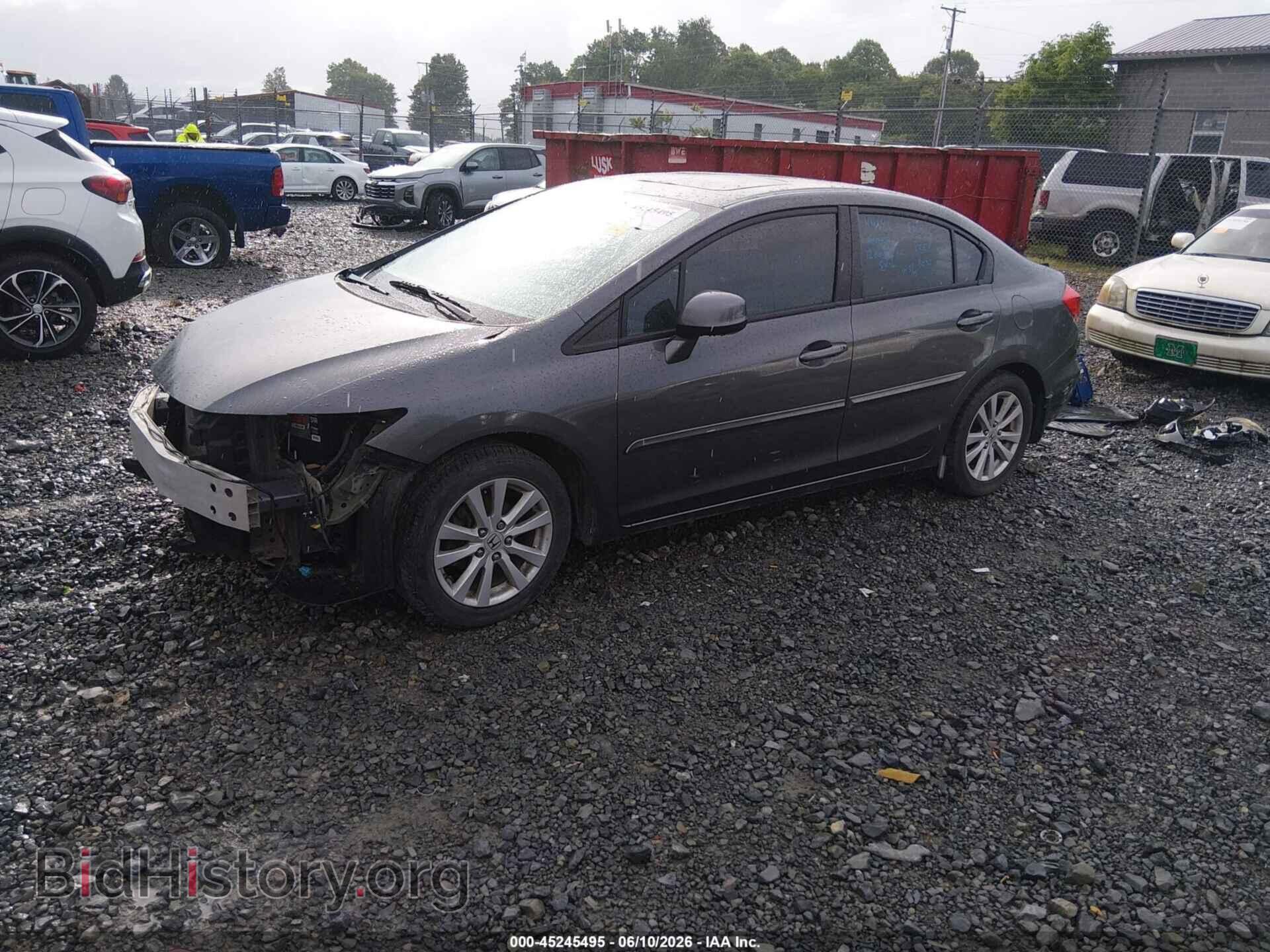 2012 HONDA CIVIC - VIN: 2HGFB2F97CH523779 - Фото 2