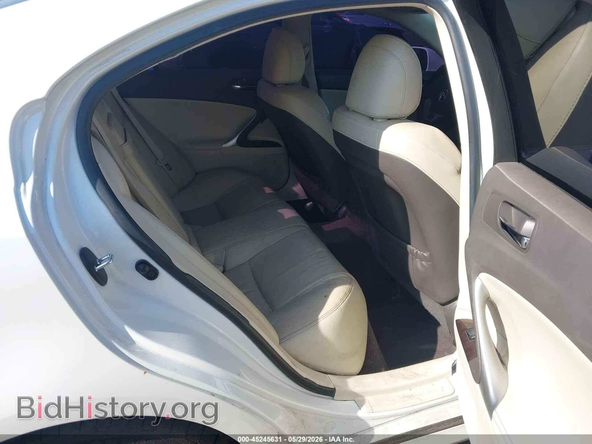 2012 LEXUS IS 250 - VIN: JTHCF5C24C5060357 - Photo 8