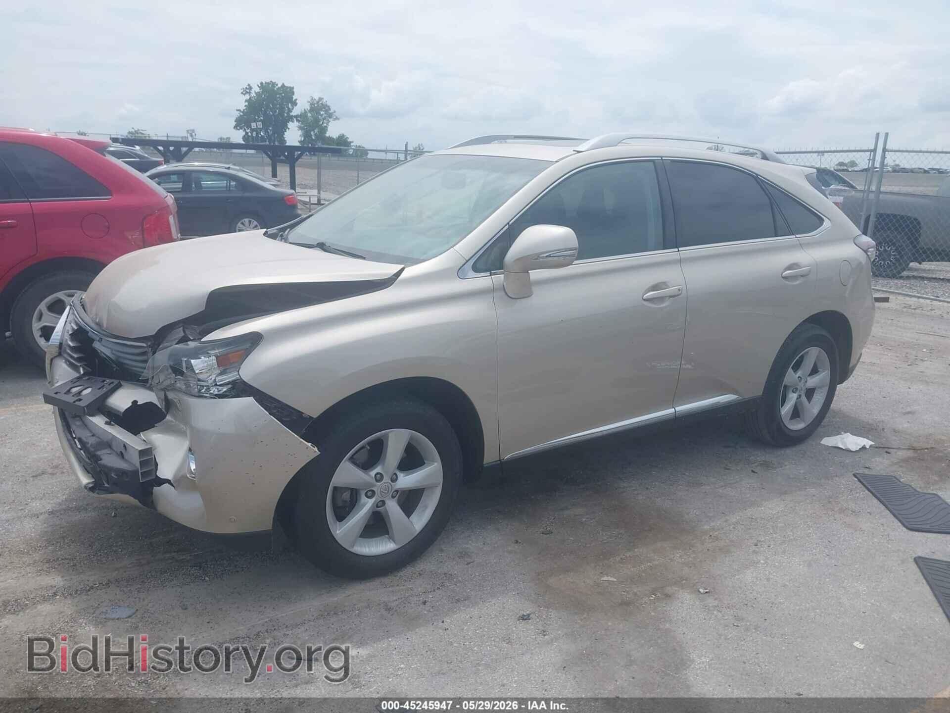 2013 LEXUS RX 350 - VIN: 2T2BK1BA0DC167660 - Фото 2