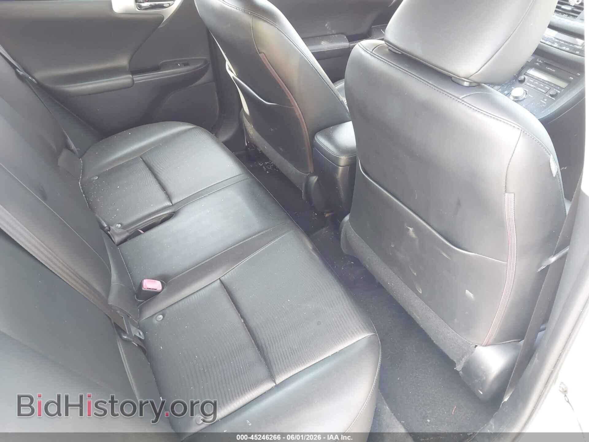 2013 LEXUS CT 200H - VIN: JTHKD5BH2D2134997 - Photo 8