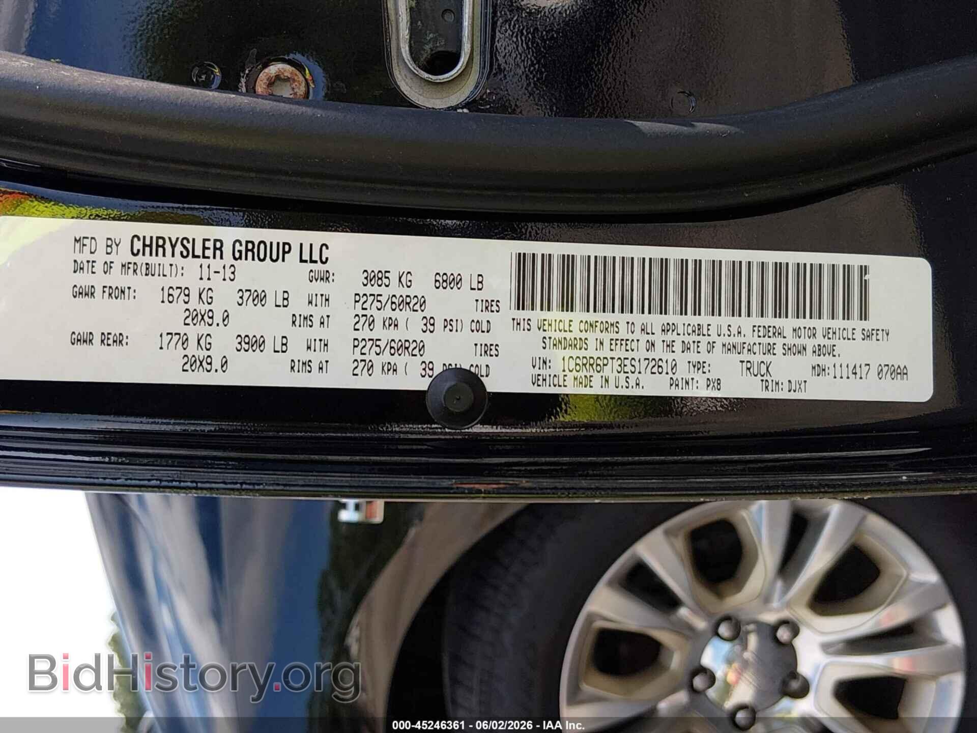 2014 RAM 1500 - VIN: 1C6RR6PT3ES172610 - Photo 9
