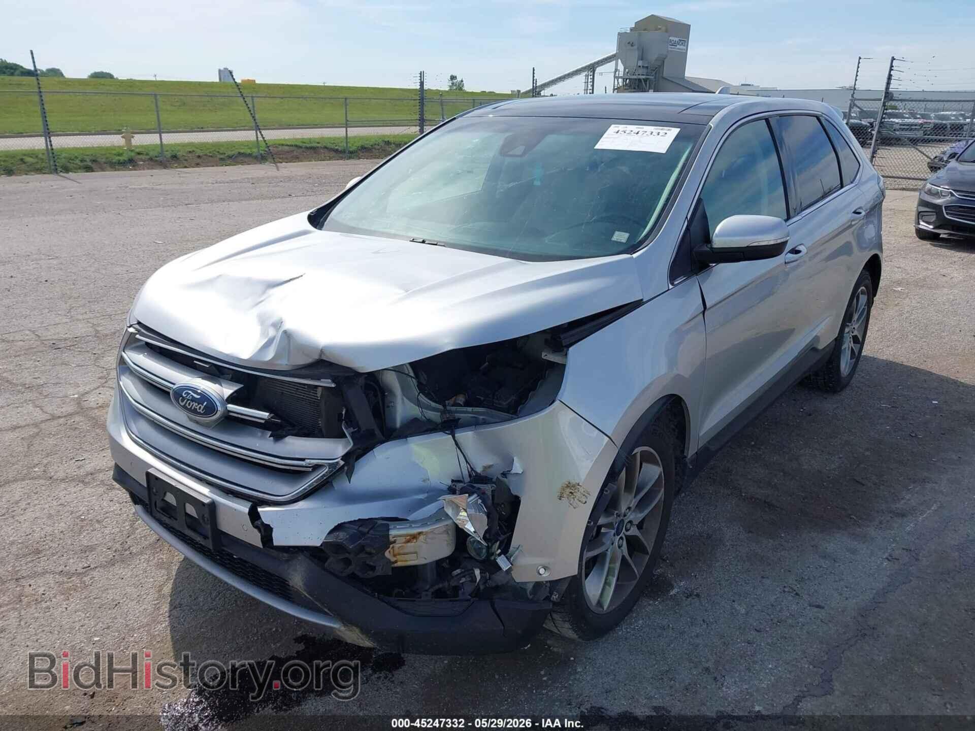 2015 FORD EDGE - VIN: 2FMPK4K97FBC12117 - Фото 2