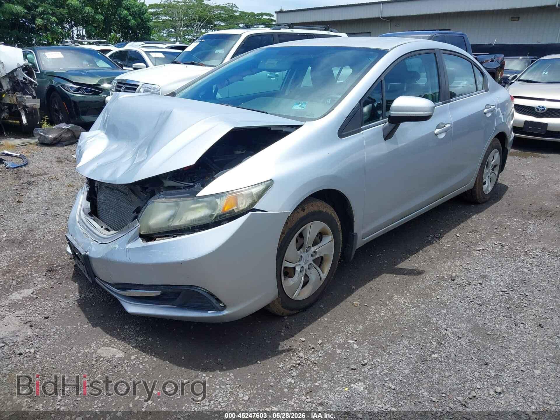 2014 HONDA CIVIC - VIN: 2HGFB2F54EH524565 - Фото 2