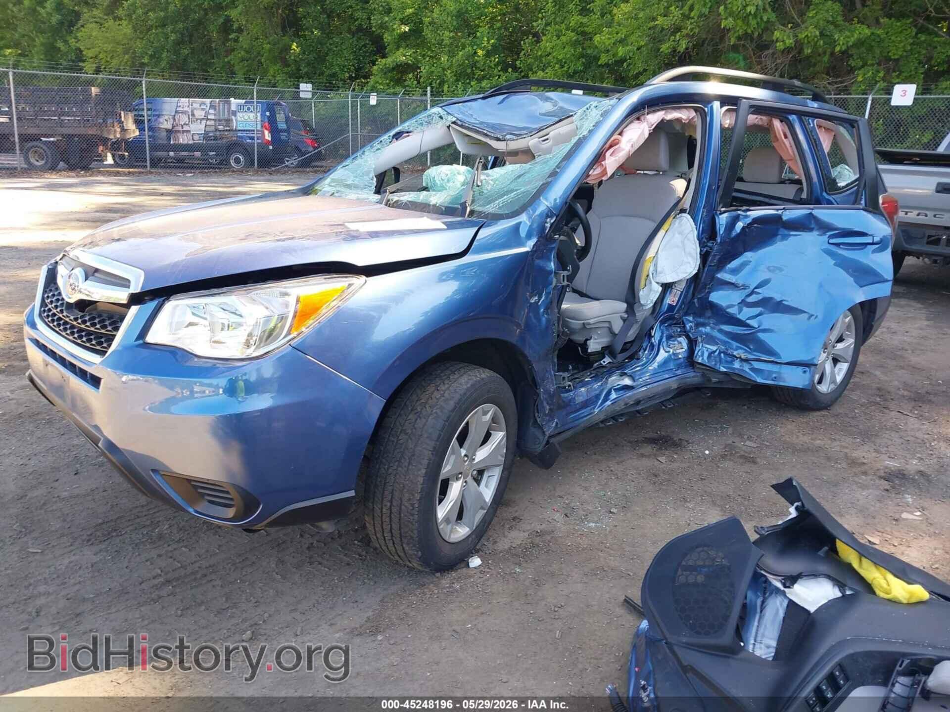 2016 SUBARU FORESTER - VIN: JF2SJABC9GH450830 - Фото 2