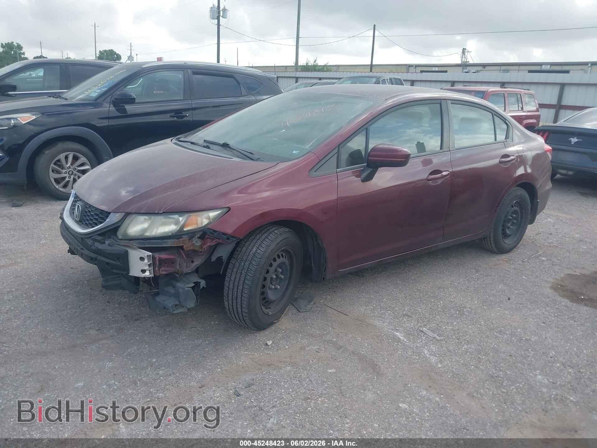 2014 HONDA CIVIC - VIN: 19XFB2F5XEE208727 - Фото 2