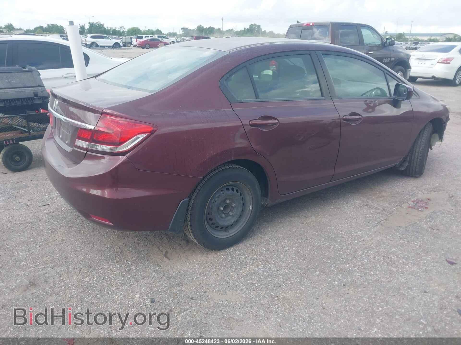 2014 HONDA CIVIC - VIN: 19XFB2F5XEE208727 - Фото 4