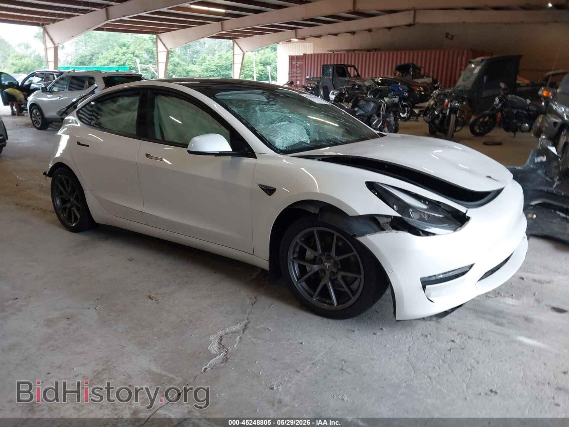 Photo 5YJ3E1EB0MF975894 - TESLA MODEL 3 2021