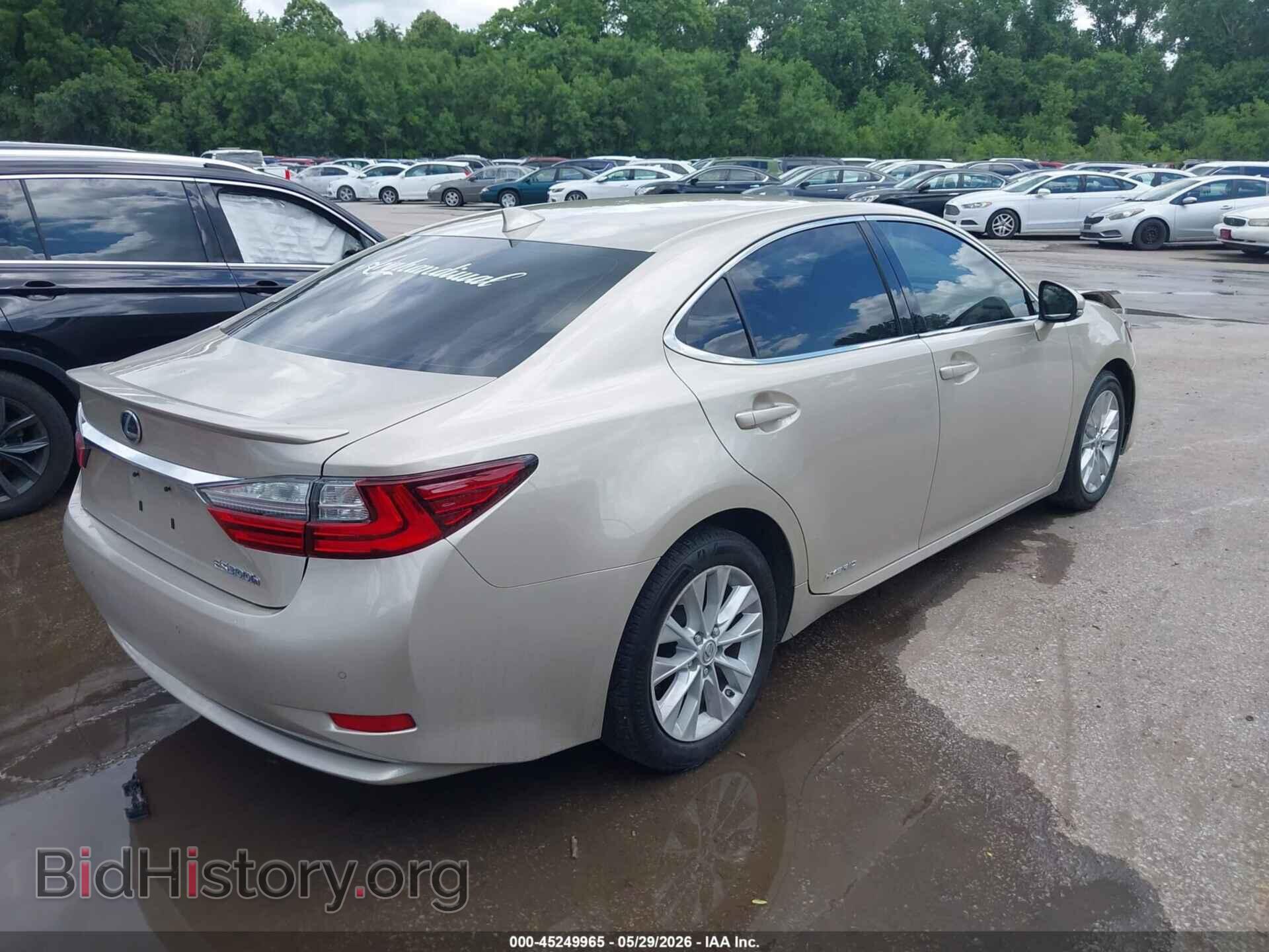 2017 LEXUS ES 300H - VIN: JTHBW1GG4H2139370 - Фото 4