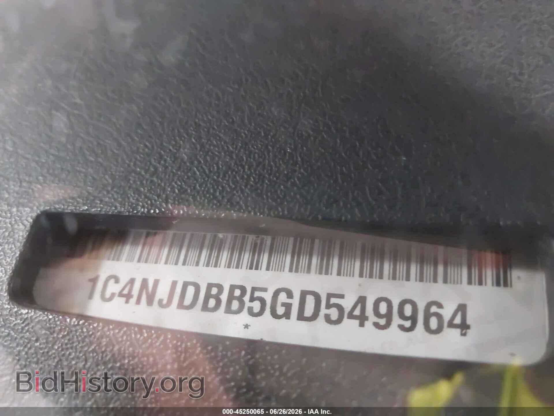 2016 JEEP COMPASS - VIN: 1C4NJDBB5GD549964 - Фото 9
