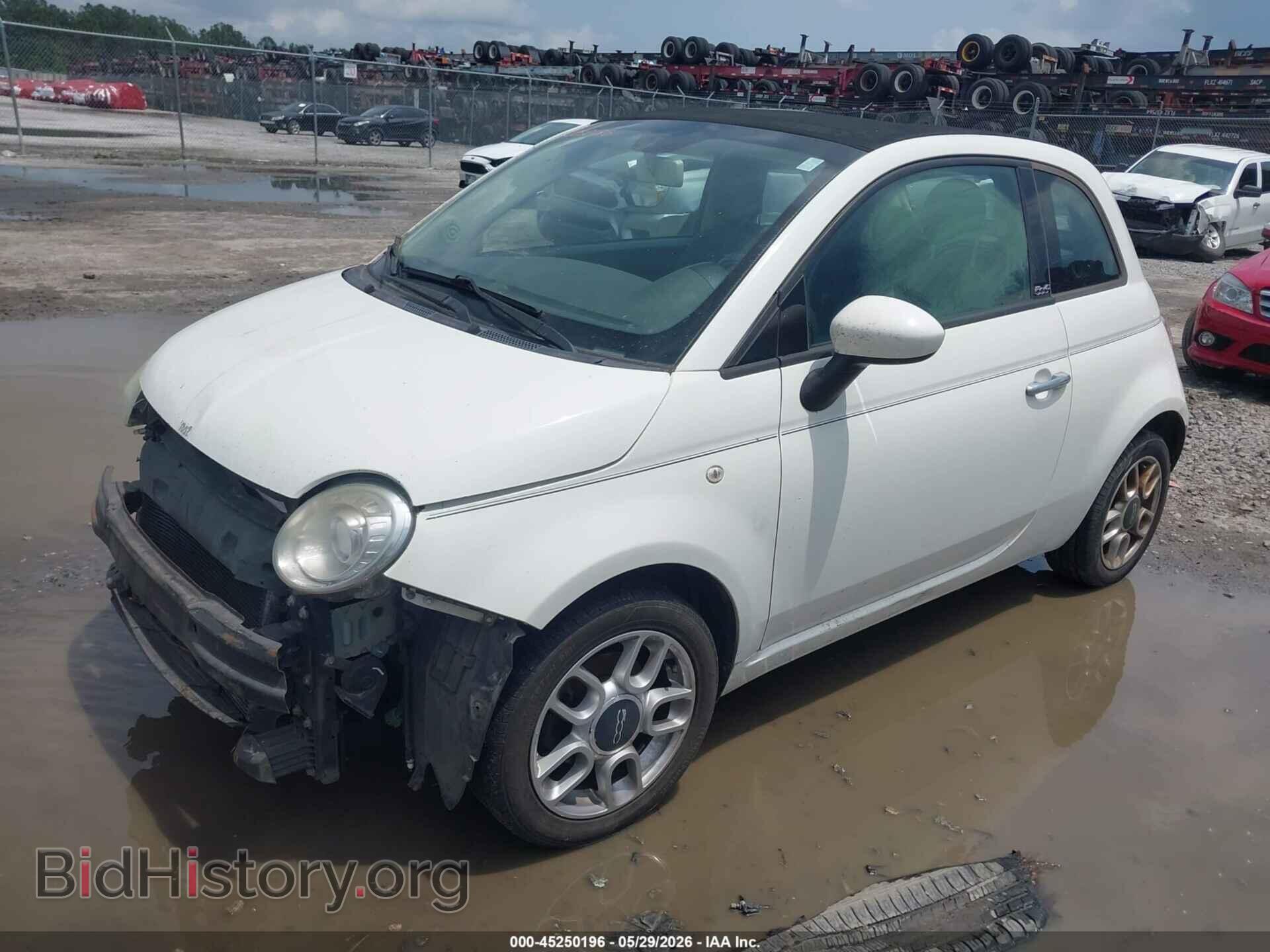 2013 FIAT 500C - VIN: 3C3CFFDR3DT598282 - Photo 2