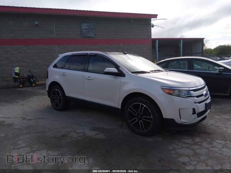 2013 Ford EDGE SEL (VIN 2FMDK4JC1DBB62215) — photo 1 of 16, IAAI, damage: left front