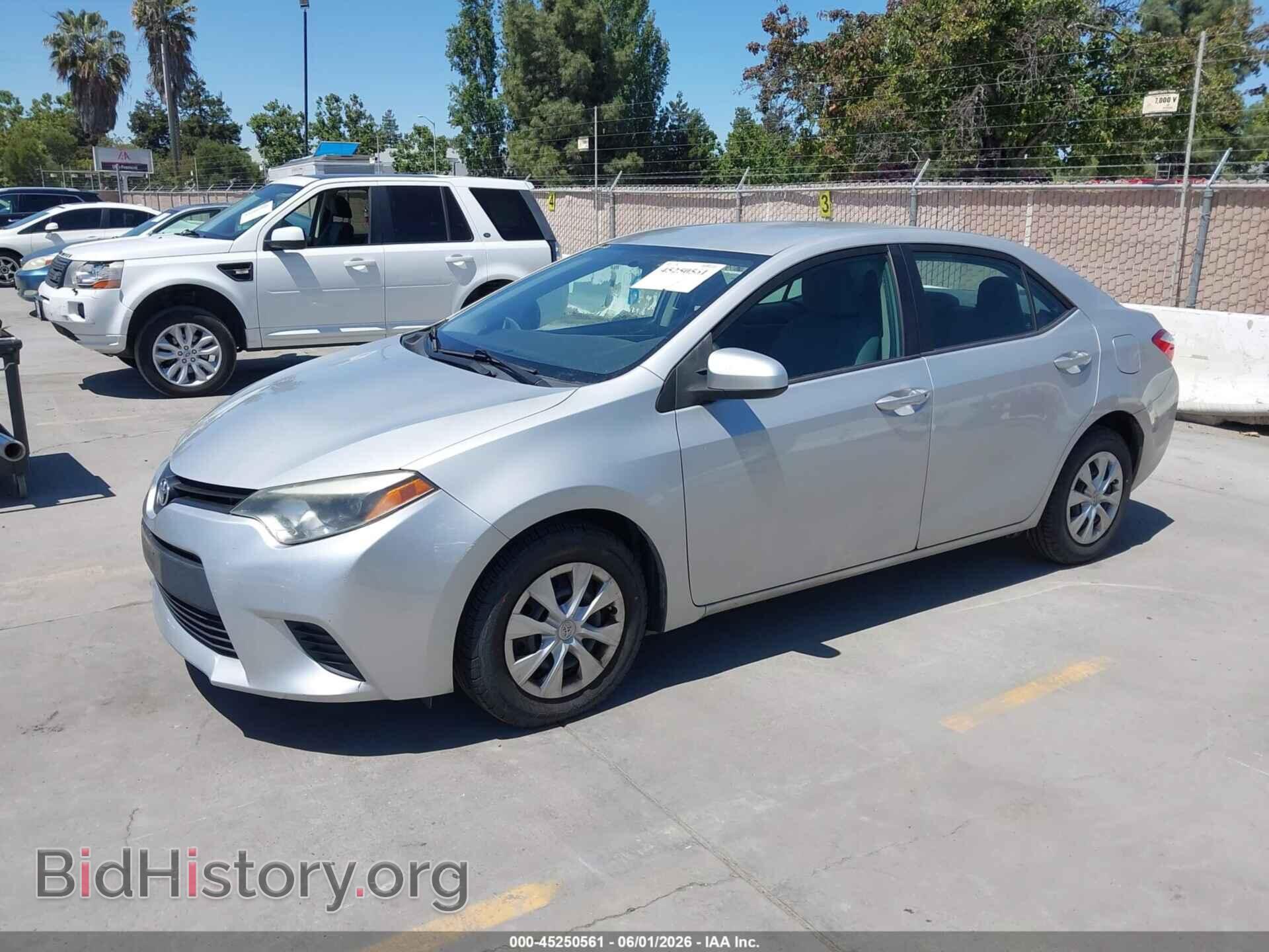2014 TOYOTA COROLLA - VIN: 5YFBURHE7EP112910 - Фото 2