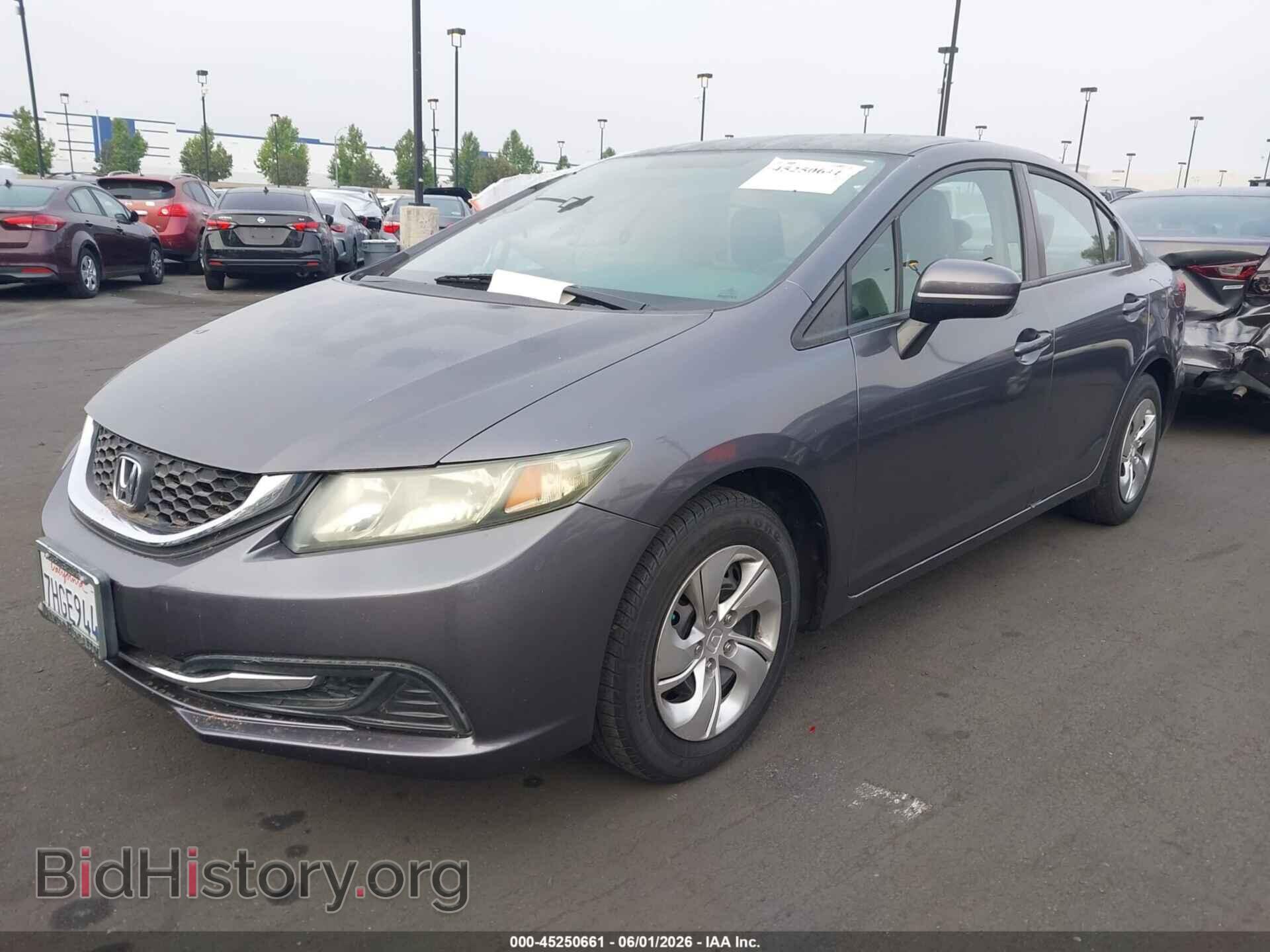 2014 HONDA CIVIC - VIN: 2HGFB2F5XEH555898 - Фото 2